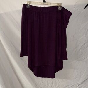 Market & Spruce Purple Blouse